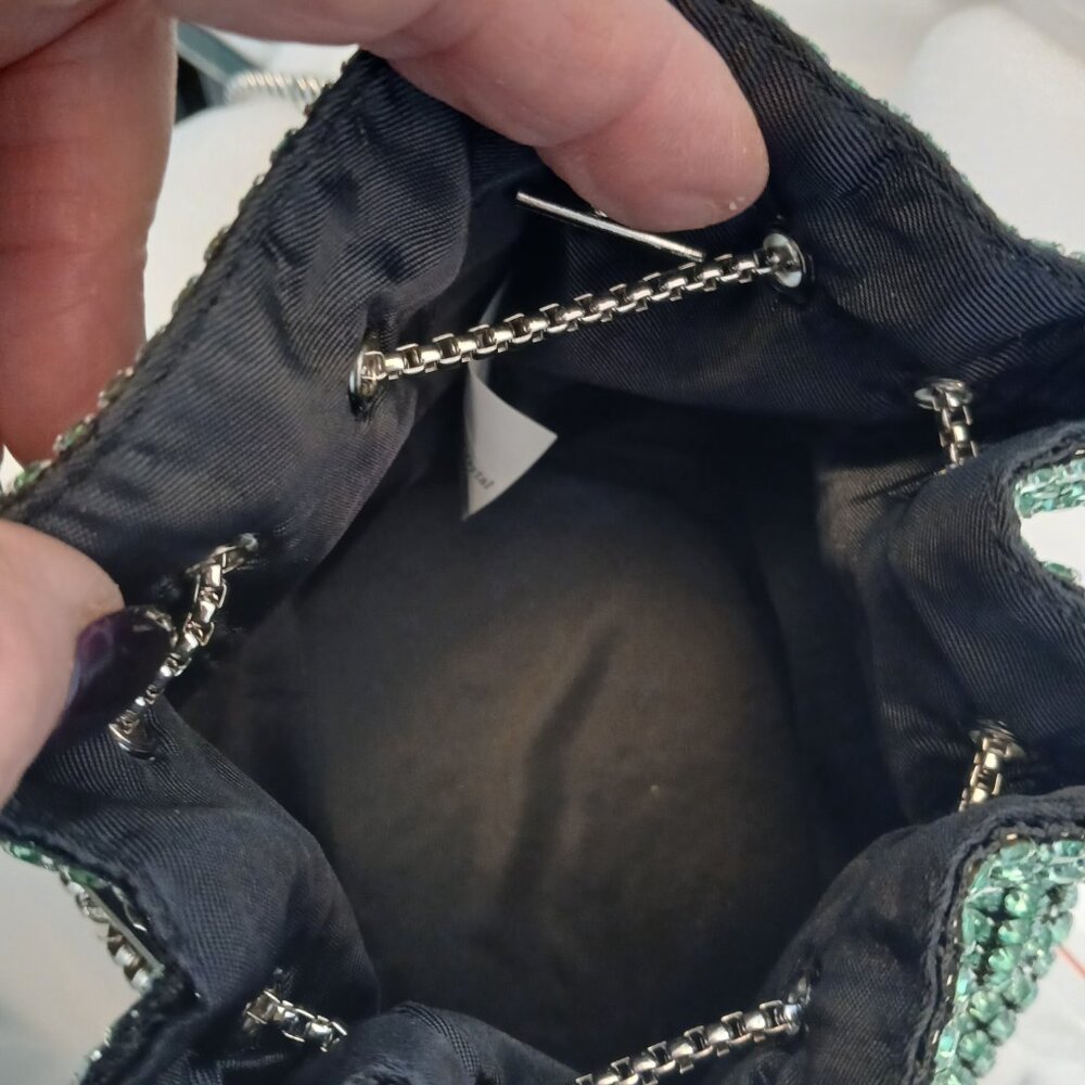 Ombre Rhinestone Drawstring Evening Bag💚 - Picture 5 of 5